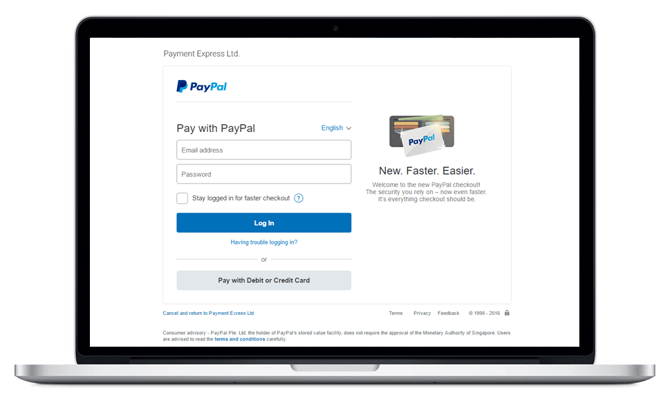 Example of PayPal